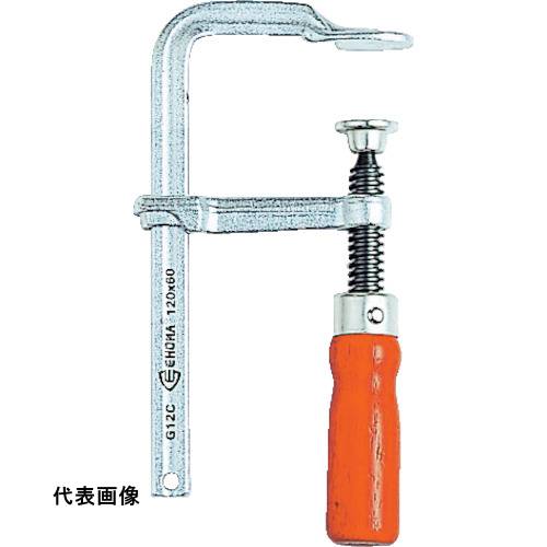 TRUSCO トラスコ中山 エホマクランプ 木ハンドル 最大口開400mm深さ120mm [G-40C12] 販売単位：1 送料無料｜ルーペスタジオ
