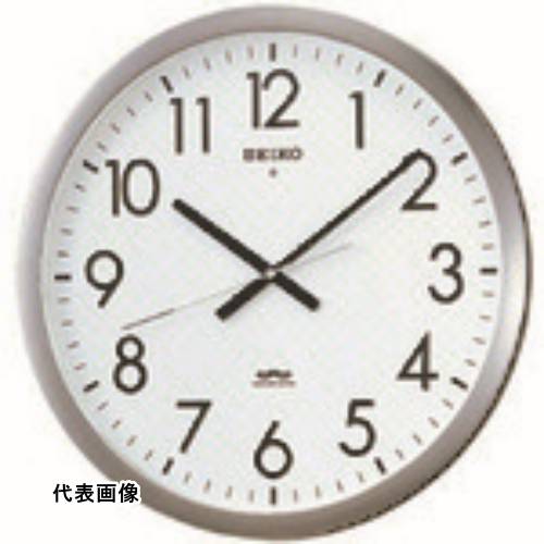 アナログ表示 SEIKO 電波掛時計 直径421×48 金属枠 [KS266S] 販売単位：1 送料無料