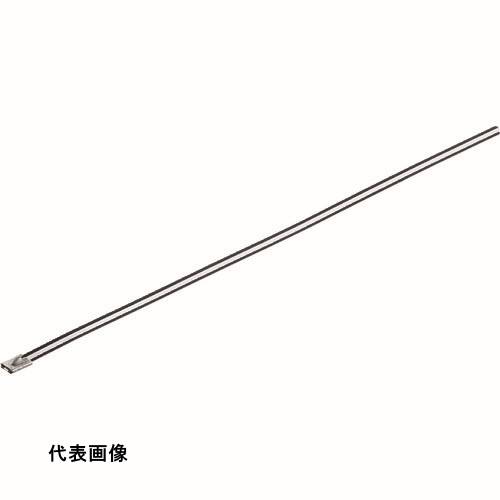 結束バンド 工具 ケーブル 配線 固定 ステンレス製 PANDUIT MLTタイプ ナイロン11コーティング ステンレススチールバンド SUS316 幅7.9mm 長さ363mm 50本入り [MLTC4H-LP316] 販売単位：1 送料無料｜ルーペスタジオ