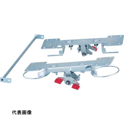 TRUSCO トラスコ中山 樹脂台車 グランカート用リング式 自在2輪固定2輪ストッパー [TP-800JKRS-4] 販売単位：1 送料無料