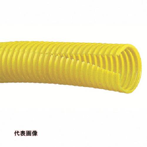 PANDUIT コルゲートチューブ ポリエチレン スリット付き黄 内径19.5mm 30.48m [CLT75F-C4] 販売単位：1 送料無料｜ルーペスタジオ