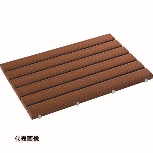 テラモト 抗菌安全スノコ(完成品)600×900mm 茶 [MR-093-341-4] MR0933414 販売単位：1 送料無料
