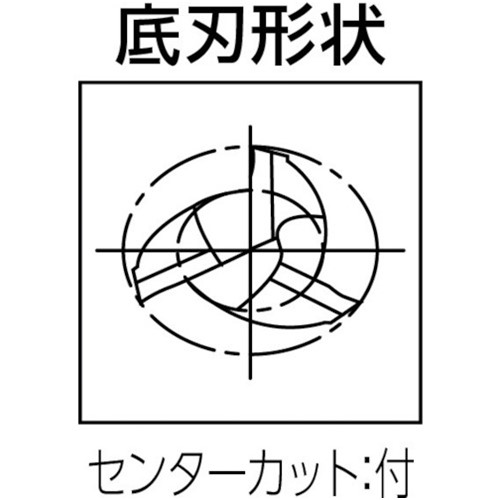 グーリング 強ねじれスクエアエンドミル(3枚刃) 刃径18mm [3636 販売