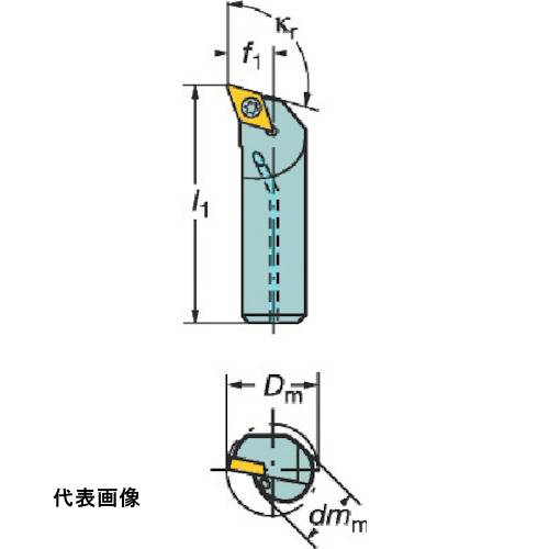 工具ターニングホルダー SANDVIK コロターン107 ポジチップ用ボーリングバイト(210) [A20S-SDQCR 11] 販売単位：1 送料無料