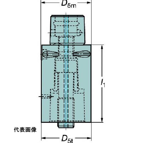 ミーリングその他 SANDVIK コロマントキャプト エクステンションアダプタ(530) [C6-391.01R-63 060] 販売単位：1 送料無料｜ルーペスタジオ