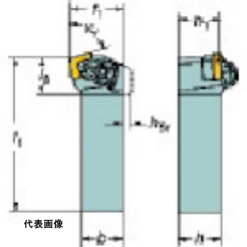 工具ターニングホルダー ダブルクランプホルダ SANDVIK コロターンRC ネガチップ用シャンクバイト(410) 旋盤加工 旋削加工 旋盤加工 [DCKNL 2525M 12] 販売単位：1 送料無料｜ルーペスタジオ