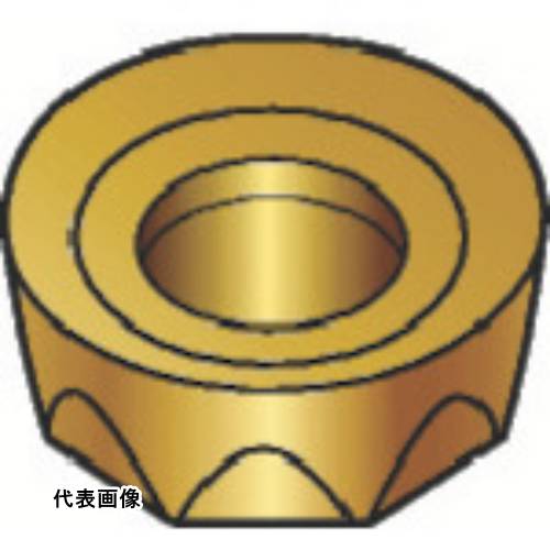 SANDVIK コロミル200 フライス加工用チップ(350) 1010 工具 フライス加工 ミーリングチップ [RCHT 12 04 M0-PL 1010] 10個セット 送料無料｜ルーペスタジオ