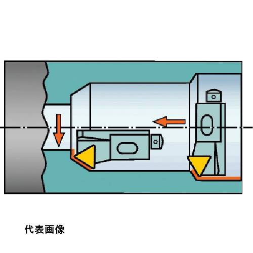 工具ターニングホルダー SANDVIK コロターン107 ポジチップ用カートリッジ(470) [STTCR 10CA-11] 販売単位：1 送料無料｜ルーペスタジオ