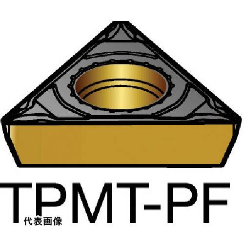 ターニングチップ SANDVIK コロターン111 旋削用ポジチップ(120) 5015 [TPMT 06 T1 04-PF 5015] 10個セット 送料無料