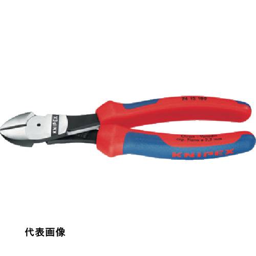 KNIPEX 強力型ニッパー バネ付 160mm [7412-160] 販売単位：1 送料無料