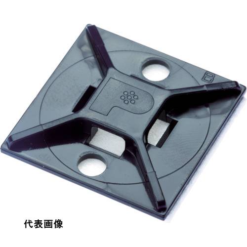 PANDUIT マウントベース アクリル系粘着テープ付き 耐候性黒(500個入) [ABM112-AT-D0] 販売単位：1 送料無料｜ルーペスタジオ
