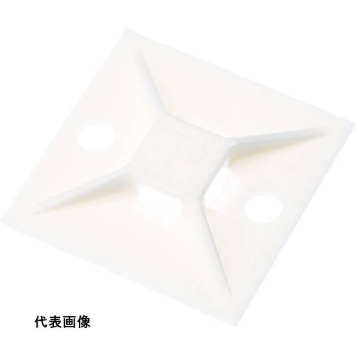 PANDUIT マウントベース M3ねじ止め 難燃性白 (100個入) [ABM112-S6-C69] 販売単位：1 送料無料