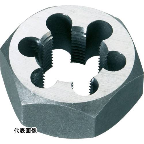TRUSCO トラスコ中山 六角サラエナットダイス 細目 M27X2.0 [TD6-27X2.0] 販売単位：1 送料無料｜ルーペスタジオ