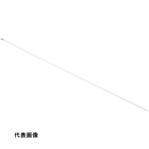 結束バンド 工具 ケーブル 配線 固定 ステンレス製 PANDUIT MLTタイプ 自動ロック式ステンレススチールバンド SUS316 幅4.6mm 長さ838mm 100本入り MLT10S-CP316 [MLT10S-CP316] 販売単位：1 送料無料｜ルーペスタジオ