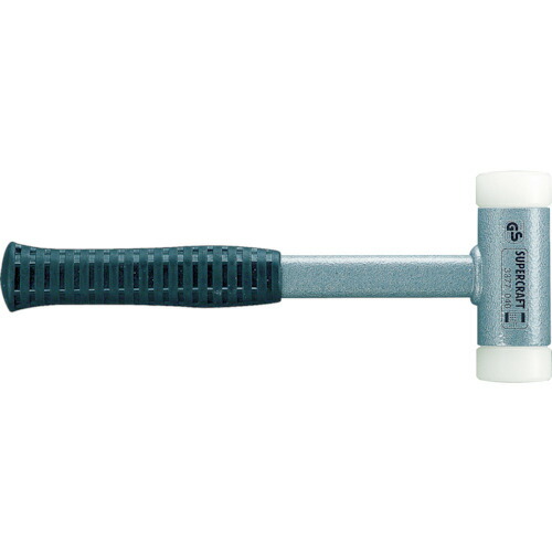 HALDER SUPERCRAFTハンマー スティール製ハンドル付ナイロン(白) 頭径70mm、長さ335mm [3377.070] 販売単位：1 送料無料