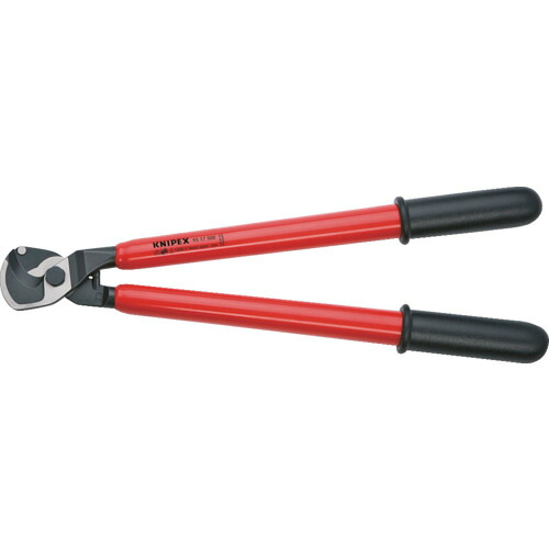 絶縁工具 KNIPEX 絶縁ケーブルカッター 500mm [9517-500] 販売単位：1 送料無料