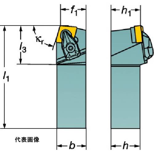 工具ターニングホルダー ダブルクランプホルダ SANDVIK コロターンRC ネガチップ用シャンクバイト(410) 旋盤加工 旋削加工 旋盤加工 [DCBNL 2525M 12] 販売単位：1 送料無料 14,066円