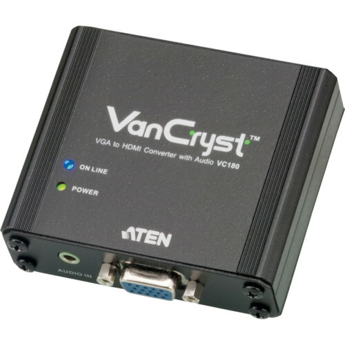 ビデオ延長器 ATEN ビデオ変換器 VGA to HDMIタイプ [VC180] VC180 販売単位：1 送料無料