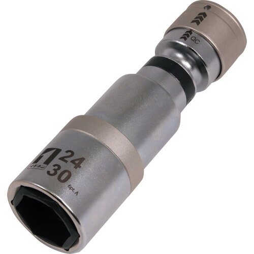 MUSTTOOL QCソケット ダフソケット 24/30 首振 6角 IM-4W2430IUN-6K [19852] 19852 販売単位：1 送料無料