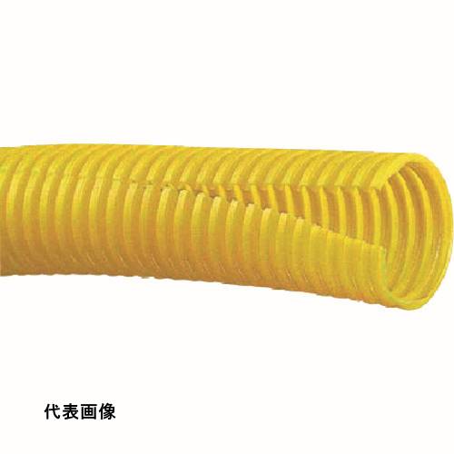 PANDUIT コルゲートチューブ ポリエチレン スリット付き黄 内径32.5mm 15.24m [CLT125F-L4] 販売単位：1 送料無料