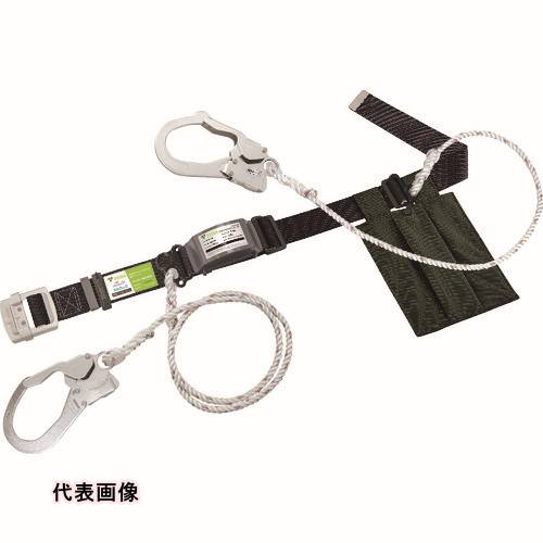 ロープタイプ タイタン カルラック ロープ+補助ロープ式 ブラック (墜落制止用器具) [KLN-W-BL] KLNWBL 販売単位：1 送料無料｜ルーペスタジオ