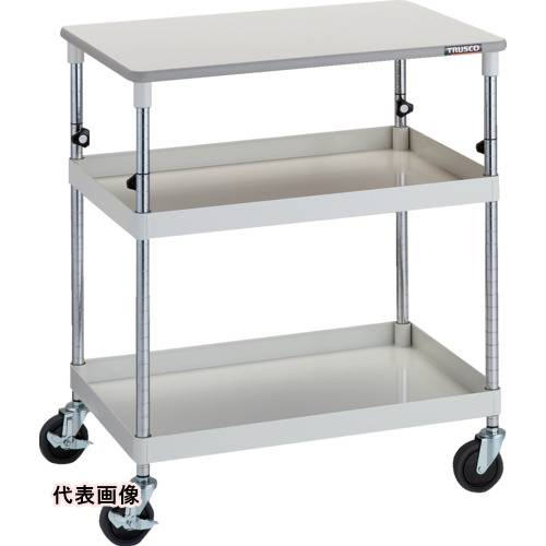 日本製】 TRUSCO トラスコ中山 フェニックスワゴン 省音 600X400XH880 ...