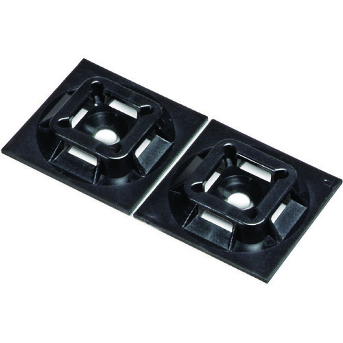 PANDUIT マウントベース アクリル系粘着テープ付き 耐候性黒(200個入) [ABM3H-AT-T0] 販売単位：1 送料無料 61,278円