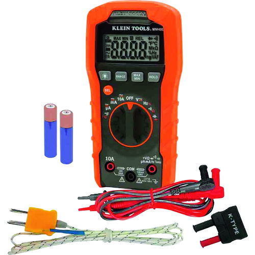 電気測定 KLEIN デジタルマルチメーター 600V [MM400A] MM400A 販売単位：1 送料無料 11,779円