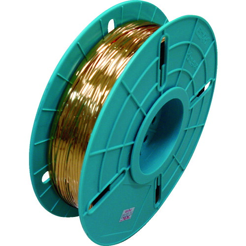 ビニタイ PETリール巻(ダイヤ巻き) 金 4mm×750M [QK750T11D] QK750T11D 販売単位：1 送料無料