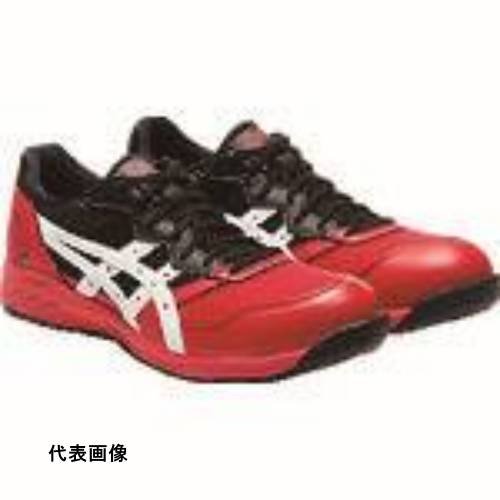 安全靴 作業靴 シューズ ワーキングシューズ おすすめ ASICS ウィンジョブ CP210 クラシックレッド×ホワイト 25.5cm asics 安全 靴 [1273A006.600-25.5] 1273A006.60025.5 販売単位：1 送料無料