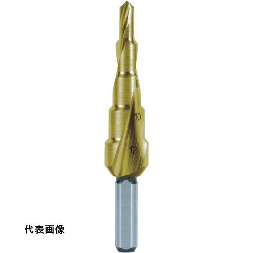 ストレートシャンクタイプ RUKO 【売切廃番】2枚刃スパイラルステップドリル 40mm チタン [101097T] 販売単位：1 送料無料