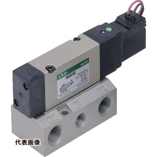 CKD 電磁弁 パイロット式5ポート弁セレックスバルブ 4Kシリーズ 6.3C Rc3/8 DC24V [4KB310-10-DC24V] 販売単位：1 送料無料｜ルーペスタジオ