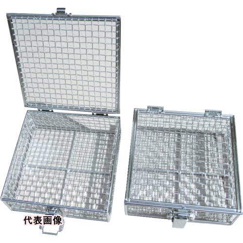 オオモリ 蝶番蓋付バスケット大 200&times;200&times;200 [OM1054-52] OM105452 販売単位：1 送料無料｜ルーペスタジオ