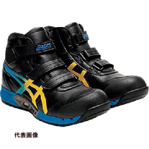 ASICS ウィンジョブCP308 AC ブラック×ヴァイブラントイエロー 26.5cm [1271A055.001-26.5] 1271A055.00126.5 販売単位：1 送料無料