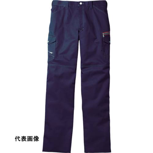 Jawin ノータックカーゴパンツ ウエスト82 ネービー [52102-011-82] 販売単位：1 送料無料