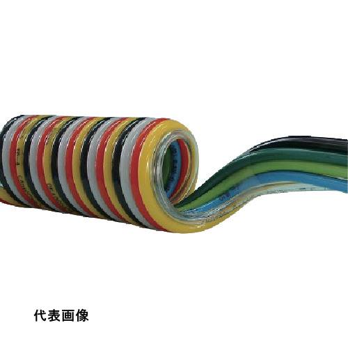 チヨダ スパイラルチューブ マルチスパイラル 外径4mm/使用範囲916mm 透明、青、ライトグリーン、緑、黄、赤、白、黒 [8-MPS-4-15S] 販売単位：1 送料無料 8,612円