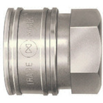 日東 TSPカプラ 鋼鉄製 ニトリルゴムSG(NBR)(おねじ取付用ソケット) 相手側R1(00848) [8TSF STEEL NBR] 8TSFSTEELNBR 販売単位：1 送料無料｜ルーペスタジオ
