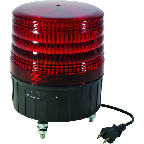 NICHIDO 大型LED回転灯 LEDフラッシャー150 100V 赤 [NLF150-100V-R] 販売単位：1 送料無料