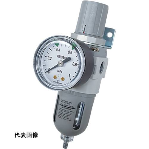 TAIYO フィルタレギュレータ(ブラケット、D型圧力計付) [SFR3-08-BD] SFR308BD 販売単位：1 送料無料