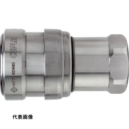 日東 ゼロスピルカプラ ステンレス製 ニトリルゴムNBR(SG)相手側取付サイズR3/8(42818) [ZEL-3S SUS NBR] ZEL3SSUSNBR 販売単位：1 送料無料