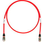 PANDUIT CAT6A/CAT6 シールドパッチコード 25m 赤 STP6X25MRD [STP6X25MRD] STP6X25MRD 10セット 送料無料