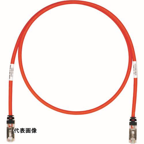 PANDUIT CAT6A/CAT6 シールドパッチコード 35m 赤 STP6X35MRD [STP6X35MRD] STP6X35MRD 10セット 送料無料