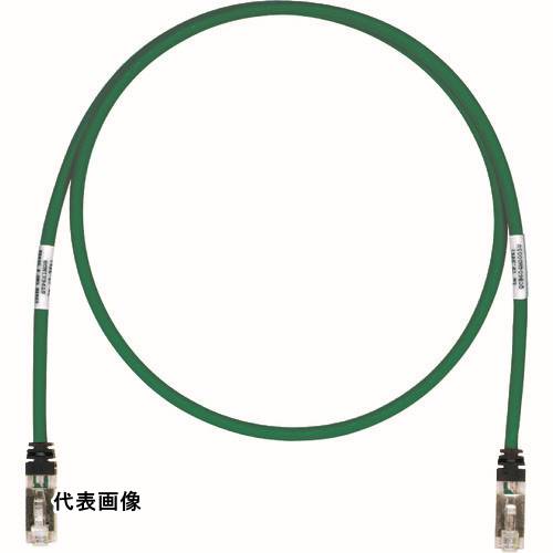 PANDUIT CAT6A/CAT6 シールドパッチコード 9m 緑 STP6X9MGR [STP6X9MGR] STP6X9MGR 10セット 送料無料