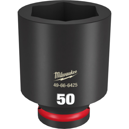 milwaukee SHOCKWAVE IMPACT DUTY ディープインパクトソケット 3/4インチ(19mm)角 50mm [49-66-6425] 49666425 販売単位：1 送料無料