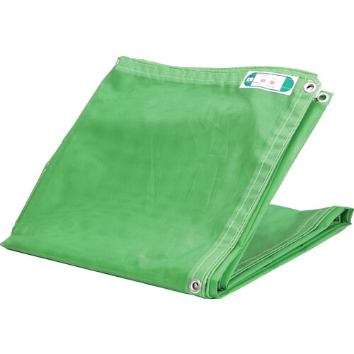 TRUSCO トラスコ中山 防炎2類 防炎メッシュシートエコノミー 3.6mX5.4m グリーン [BM3654-GN] BM3654GN 販売単位：1 送料無料