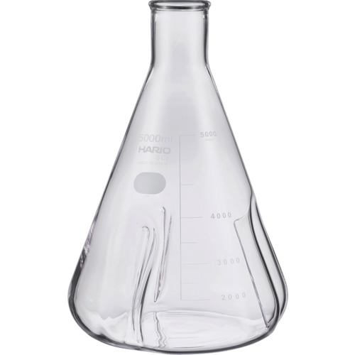 HARIO バッフル付き三角フラスコ5000ml [BSF-5L-SCI] BSF5LSCI 販売単位：1 送料無料