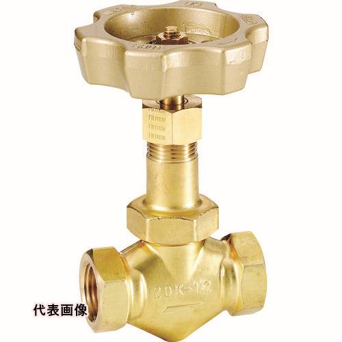 Fujikin 黄銅製ニードルバルブ1B [DH-12F-R] 販売単位：1 送料無料