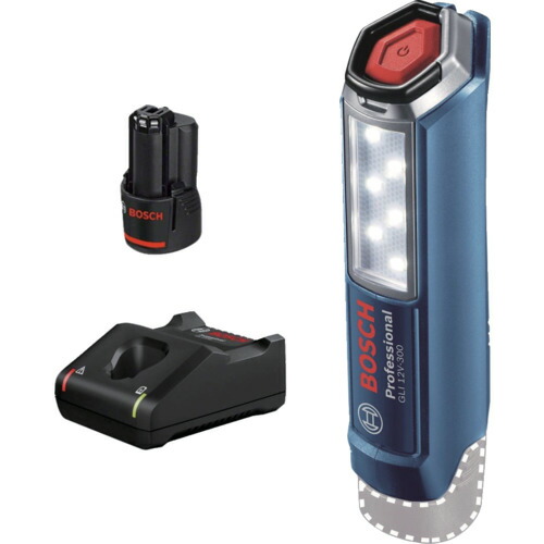ボッシュ 10.8VコードレスライトLED+バッテリー充電器セット [GLI10.8V-300SET] GLI10.8V300SET 販売単位：1 送料無料