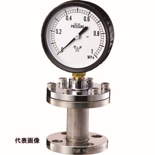 右下 隔膜式圧力計 BF型 [KA-BF-25A-316-1MPA] KABF25A3161MPA 販売単位：1 送料無料 38,418円