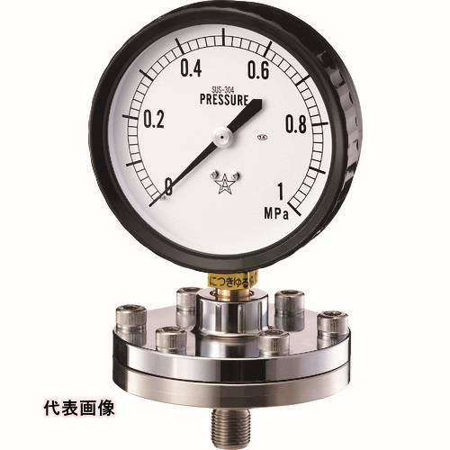 右下 隔膜式圧力計 BT-1型 [KA-BT-1-3-304-1MPA] KABT133041MPA 販売単位：1 送料無料